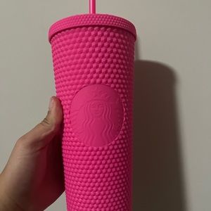 Hot Pink Matte Tumbler 24 oz